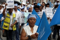 Sábado 21 de septiembre del 2019. Tuxtla Gutiérrez. Durante la marcha en contra de la legalización del aborto en Chiapas
