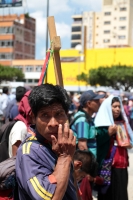 Martes 20 de agosto del 2019. Tuxtla Gutiérrez. La caravana del Movimiento en Defensa de la Vida y el Territorio llega este medio día a la Plaza Central donde protestan las diferentes organizaciones sociales que conforman esta agrupación