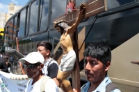 Martes 20 de agosto del 2019. Tuxtla Gutiérrez. La caravana del Movimiento en Defensa de la Vida y el Territorio llega este medio día a la Plaza Central donde protestan las diferentes organizaciones sociales que conforman esta agrupación