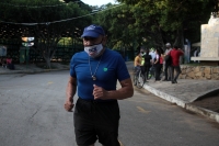 Domingo 2 de agosto del 2020. Tuxtla Gutiérrez. Los primeros deportistas llegan al parque Recreativo Caña Hueca en el primer día de actividades durante la pandemia del #Covid, esta mañana en capital del estado de #Chiapas