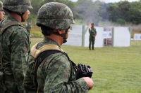 Viernes 31 de agosto del 2018. Berriozábal de Espinosa. Los enervantes decomisados durante varios operativos en el estado de Chiapas, son incinerados esta mañana por elementos del Ejército Mexicano y PGR en las instalaciones del 20 Batallón de Infante