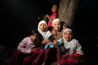 Martes 9 de julio del 2013. San Crist�bal de las Casas. Familias de ind�genas tsotsiles Chamulas asentadas en la comunidad Molino de los Arcos celebran el inicio del ayuno durante el Ramad�n.
