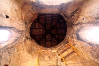 Martes 29 de noviembre del 2016. Chiapa de Corzo. El templo de San Sebastián construido en el siglo XVII revela su importancia durante el proceso histórico de esta ciudad y del estado de Chiapas durante su rehabilitación la cual se encuentra en su segunda Martes 29 de noviembre del 2016. Chiapa de Corzo. El templo de San Sebastián construido en el siglo XVII revela su importancia durante el proceso histórico de esta ciudad y del estado de Chiapas durante su rehabilitación la cual se encuentra en su segunda