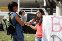 Jueves 4 de diciembre del 2014. Tuxtla Gutiérrez. Carlos Eugenio Ruiz Hernández dentro de la polémica asume esta mañana la rectoría de la Universidad.