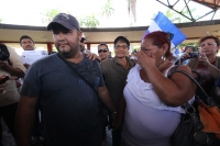 Doña Martha Leticia Palma Salgado de Honduras encuentra a su hijo Alan Enrique Palma madariaga, despues de 9 años de busqueda en la ciudad de Tapachula, Chiapas; esta familia de migrantes centroamericanos lograron este encuentro de gracias a los esfuerzos