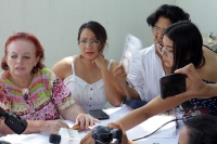 Jueves 9 de mayo del 2019. Tuxtla Gutiérrez. La Red por la Paridad Efectiva, en conferencia de prensa esta mañana, da a conocer las actividades que realizan en el cuarto aniversario de esta agrupación en Chiapas.