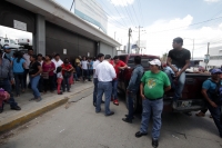 Miércoles 21 de junio del 2017. Tuxtla Gutiérrez. Varios funcionarios son retenidos este medio día durante las manifestaciones agrarias en la SEDATU de Chiapas.