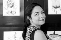 Sábado 10 de junio del 2017. Tuxtla Gutiérrez. Retratos. Durante la presentación de Pepe Reveles y  la inauguración de caricaturas dentro del aniversario del proyecto Código Sur de Sergio Melgar.
