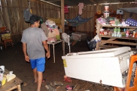 Lunes 1 de agosto. Al menos 250 viviendas fueron afectadas por las torrenciales lluvias que se registraron la noche de ayer en el municipio de Tapachula, Chiapas. En el albergue se encuentra 26 familias que perdieron todo al ser sorprendidos por las aguas