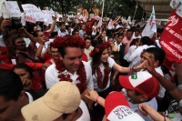 Miércoles 27de junio del 2018. Chiapa de Corzo. Roberto Albores Gleason, candidato del PRI-NA cierra sus actividades proselitistas para buscar la gubernatura del estado de Chiapas esta tarde en la colonial ciudad del rio Grijalva.