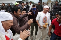 Martes 1 de diciembre del 2020. San Cristóbal de las Casas. Rompimiento de Cuetes en la Iglesia de Guadalupe