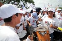 Miércoles 27 de junio del 2018. Tuxtla Gutiérrez. Andrés Manuel López Obrador, candidato a la presidencia de México por la coalición Juntos Haremos Historia de Morena, PT y PES acompaña a los candidatos para los cargos de elección popular federal,