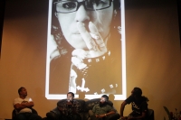 Jueves 5 de marzo del 2015. Tuxtla Gutiérrez. Los jóvenes fotógrafos de Salónluz comparten vivencias y experiencias a lado de reconocidos comunicadores en la Expo Comunicaciones del IESCH.