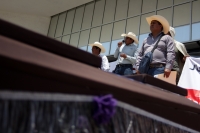 20230330.Tuxtla. Habitantes del ejido Satillo de Margaritas protestan en la PJG-Chis por la muerte de dos de sus lideres.