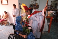 Quitan figuras de la Santa Muerte en la parroquia de San Pascualito.