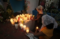 Quitan figuras de la Santa Muerte en la parroquia de San Pascualito.