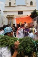Quitan figuras de la Santa Muerte en la parroquia de San Pascualito.