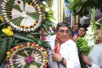 Miércoles 17 de mayo del 2017. Tuxtla Gutiérrez. Las procesiones en honor a San Pascual Bailón o San Pascualito se llevan a cabo por las calles de los barrios tradicionales
