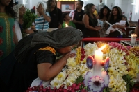 Domingo 14 de mayo del 2017. Tuxtla Gutiérrez. Los festejos  a San Pascual Bailón da inicio este domingo con las actividades organizadas por la Priosteria del  Cerrito quienes tienen en su resguardo las famosas reliquias. Estas replicas del esqueleto son 