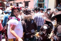 Viernes 30 de agosto del 2019. San Cristóbal de las Casas. Qué Panzudos. Los personajes que satirizan y ríen durante las procesiones patronales en las calles de San Cristóbal de las Casas durante las celebraciones patronales del Barrio de San Ramón.