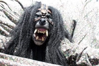 Viernes 30 de agosto del 2019. San Cristóbal de las Casas. Qué Panzudos. Los personajes que satirizan y ríen durante las procesiones patronales en las calles de San Cristóbal de las Casas durante las celebraciones patronales del Barrio de San Ramón.