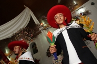 Viernes 17 de agosto del 2018. Tuxtla Gutiérrez. La Danza de San Roque o Jatararoque Etzé. La comunidad zoque lleva a cabo el recorrido del Baile de los cuatro Patrones de la ciudad San Jacinto, Santo Domingo, San Bartolomé y San Roque durante las fest