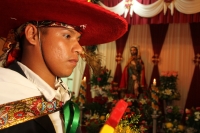 Jueves 16 de agosto del 2018. Tuxtla Gutiérrez. La Danza de San Roque o Jatararoque Etzé. La comunidad zoque lleva a cabo el recorrido del Baile de los cuatro Patrones de San Jacinto, Santo Domingo, San Bartolomé y San Roque durante las festividades de