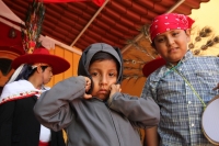 Miércoles 16 de agosto del 2017. Tuxtla Gutiérrez. Los grupos de danzantes tradicionales de la comunidad Zoque celebran los festejos del Santo Patrono del Barrio de San Roque bailando con la música del carrizo y tambor recorriendo las calles de la ciudad 