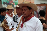 Sábado 16 de noviembre del 2019. Tuxtla Gutiérrez. Los músicos tradicionalistas de la comunidad Zoque se reúnen para la conmemoración de Santa Cecilia