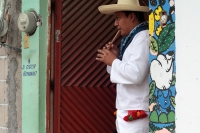 Sábado 16 de noviembre del 2019. Tuxtla Gutiérrez. Los músicos tradicionalistas de la comunidad Zoque se reúnen para la conmemoración de Santa Cecilia