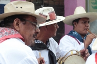 Sábado 16 de noviembre del 2019. Tuxtla Gutiérrez. Los músicos tradicionalistas de la comunidad Zoque se reúnen para la conmemoración de Santa Cecilia