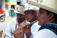 Sábado 16 de noviembre del 2019. Tuxtla Gutiérrez. Los músicos tradicionalistas de la comunidad Zoque se reúnen para la conmemoración de Santa Cecilia
