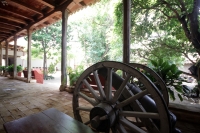 Jueves 13 de julio del 2017. Chiapa de Corzo. Sapo y la Culebrina, los históricos cañones chiapanecas reposan en calma provinciana en los pasillos de la Casa Museo Ángel Albino Corzo. Jueves 13 de julio del 2017. Chiapa de Corzo. Sapo y la Culebrina, los históricos cañones chiapanecas reposan en calma provinciana en los pasillos de la Casa Museo Ángel Albino Corzo.