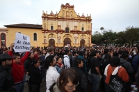 Lunes 2 de julio del 2012. San Cristóbal de las Casas, Chiapas. El movimiento #132-SCLC se reúne en la plaza de la paz para llamar a las jornadas en contra del fraude electoral.