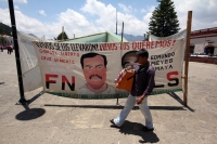 Lunes 16 de abril del 2012. La plaza de la paz y las manifestaciones de las comunidades indígenas