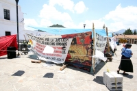 Lunes 16 de abril del 2012. La plaza de la paz y las manifestaciones de las comunidades indígenas