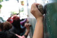 Jueves 10 de septiembre del 2020. Tuxtla Gutiérrez. Normalistas durante la protesta de esta tarde en la Secretaria de Educación