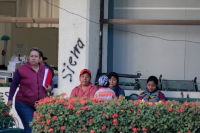 Lunes 8 de enero del 2018. Tuxtla Gutiérrez. La Secretaria de Educación de Chiapas vuelve a ser tomada por maestros de telesecundarias que exigen que se les pague los adeudos de los meses pasados.