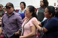 Martes 11 de junio del 2019. Tuxtla Gutiérrez. Las familias de las mujeres desaparecidas en Chiapas durante la creación de la Comisión Especial que dará seguimiento a los feminicidios en el Congreso local.