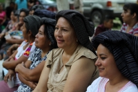 Domingo 5 de agosto del 2018. Tuxtla Gutiérrez. La comunidad tradicionalista realiza la procesión de las Ví­rgenes de Copoya dentro de la cultura Zoque al paraje El Capulí­n donde se llevan a cabo los ritos propiciatorios de lluvia propios del mes de Ag
