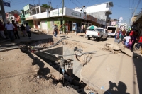 Lunes 2 de abril del 2012. Comerciantes protestan en la Segunda Oriente.