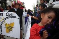 Jueves 19 de marzo del 2015. Chiapa de Corzo. Los Sembradores de la Paz se presentan como el nuevo Concejo de Pacificación al interior de la Sociedad Civil Las Abejas, quienes replantean su estructura social y de acciones al tomar la caseta de cobro de la