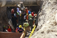 Sábado 3 de marzo del 2012. Al menos 3 personas sepultadas en obra del Sabinal.