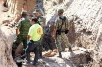 Sábado 3 de marzo del 2012. Al menos 3 personas sepultadas en obra del Sabinal.