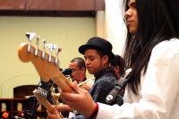Viernes 10 de agosto del 2018. Tuxtla Gutiérrez. El grupo de Ska en lengua zoque La Sexta Vocal presenta su nueva producción discográfica dentro de las celebraciones del Dí­a Mundial de los Pueblos Indí­genas que organiza La Secretaria de Cultura y la 