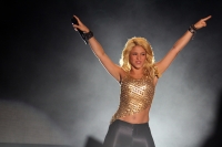 Viernes 22 de julio. Shakira inicia su concierto esta noche en el estadio Zoque de la ciudad de Tuxtla Gutiérrez.
