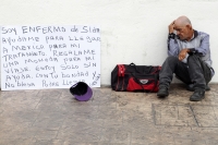 Martes 27 de noviembre del 2018. En el Dí­a Internacional de la Lucha Contra el Sida en la Avenida Central