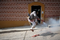 Martes 29 de septiembre del 2020. Tuxtla Gutiérrez. Durante el recorrido ritual de la comunidad zoque en la Danza de San Miguel