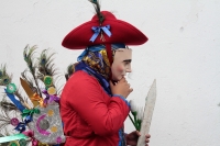 Martes 29 de septiembre del 2020. Tuxtla Gutiérrez. Durante el recorrido ritual de la comunidad zoque en la Danza de San Miguel