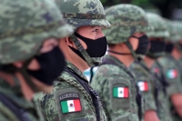 Domingo 13 de septiembre del 2020. Tuxtla Gutiérrez. Por la contingencia de salud se realiza un discreto acto solemne rememorando la batalla de Chapultepec en el Parque de Los Niños Héroes